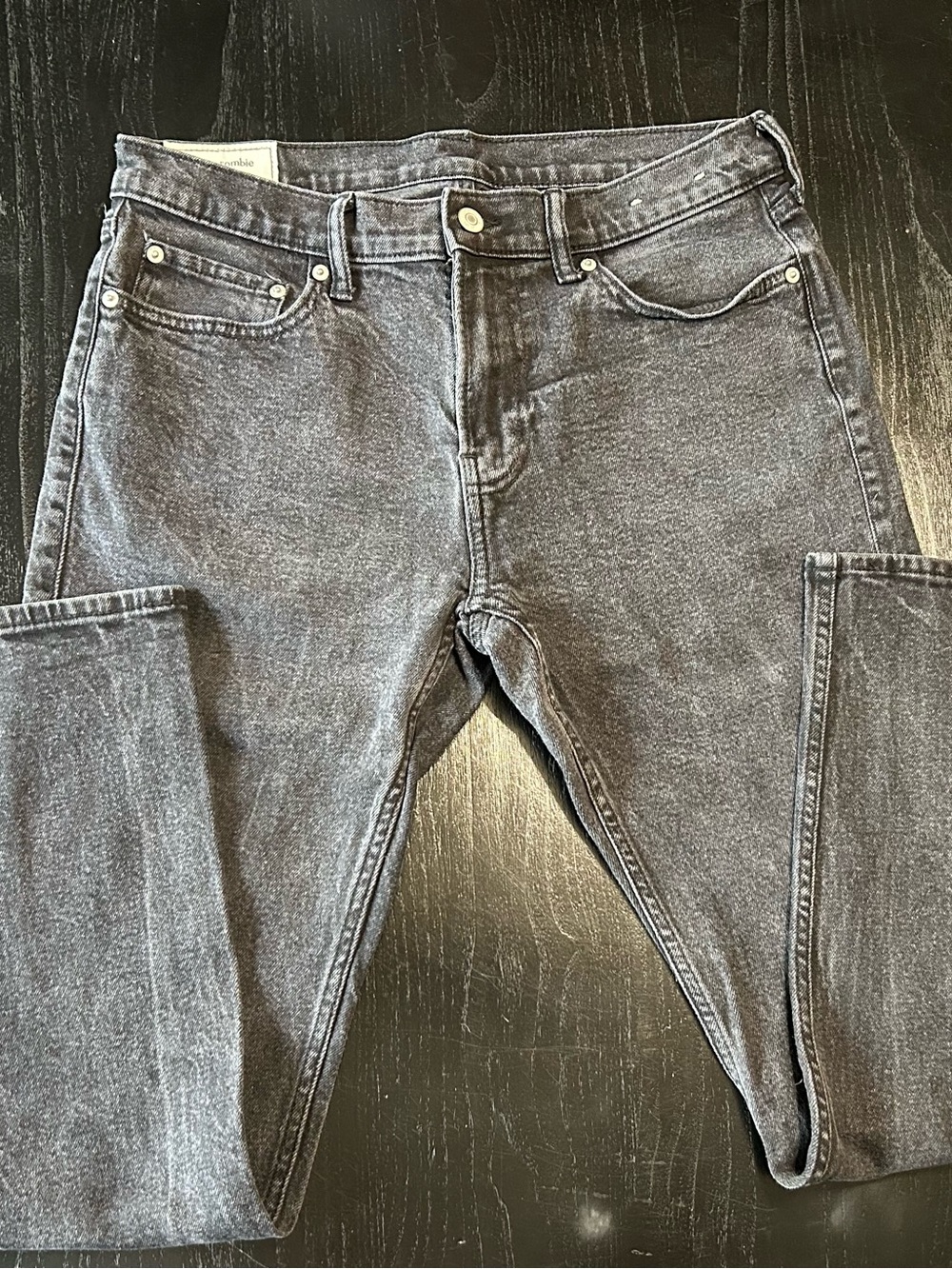 Abercrombie & Fitch Skinny Jeans in Washed Black